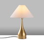 Opviq Luna - 15276 Lámpara de mesa Dorado y Blanco